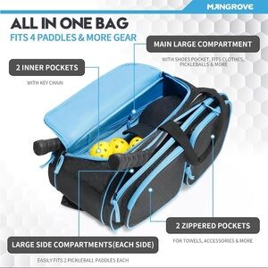 Pickleball racket bag.